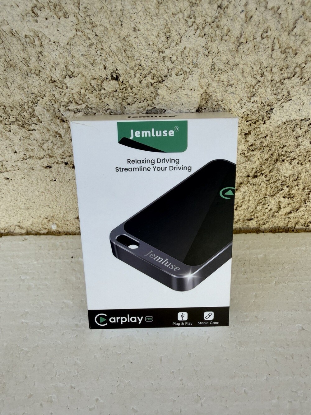 Jemluse Wireless Carplay Adapter Relaxing Driving